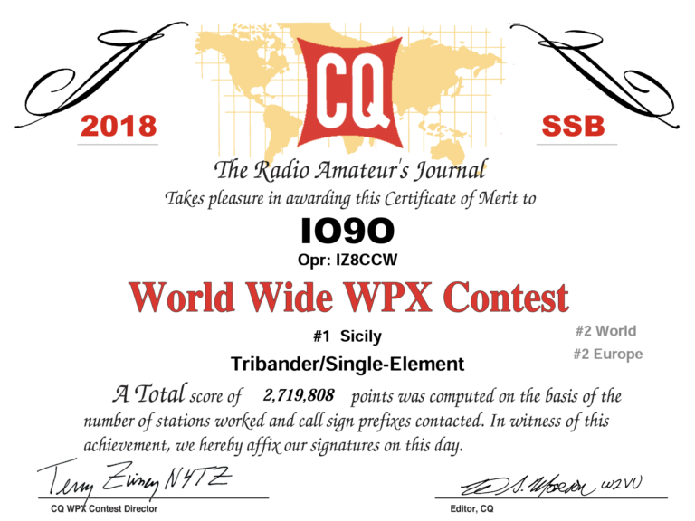 CQ WPX 2018